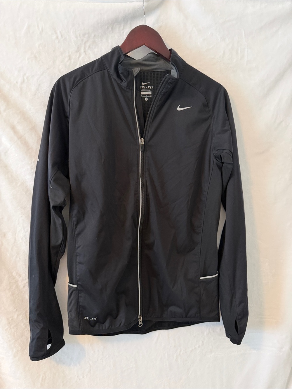Nike Black Full-Zip Dri-FIT sporteswear Jacket